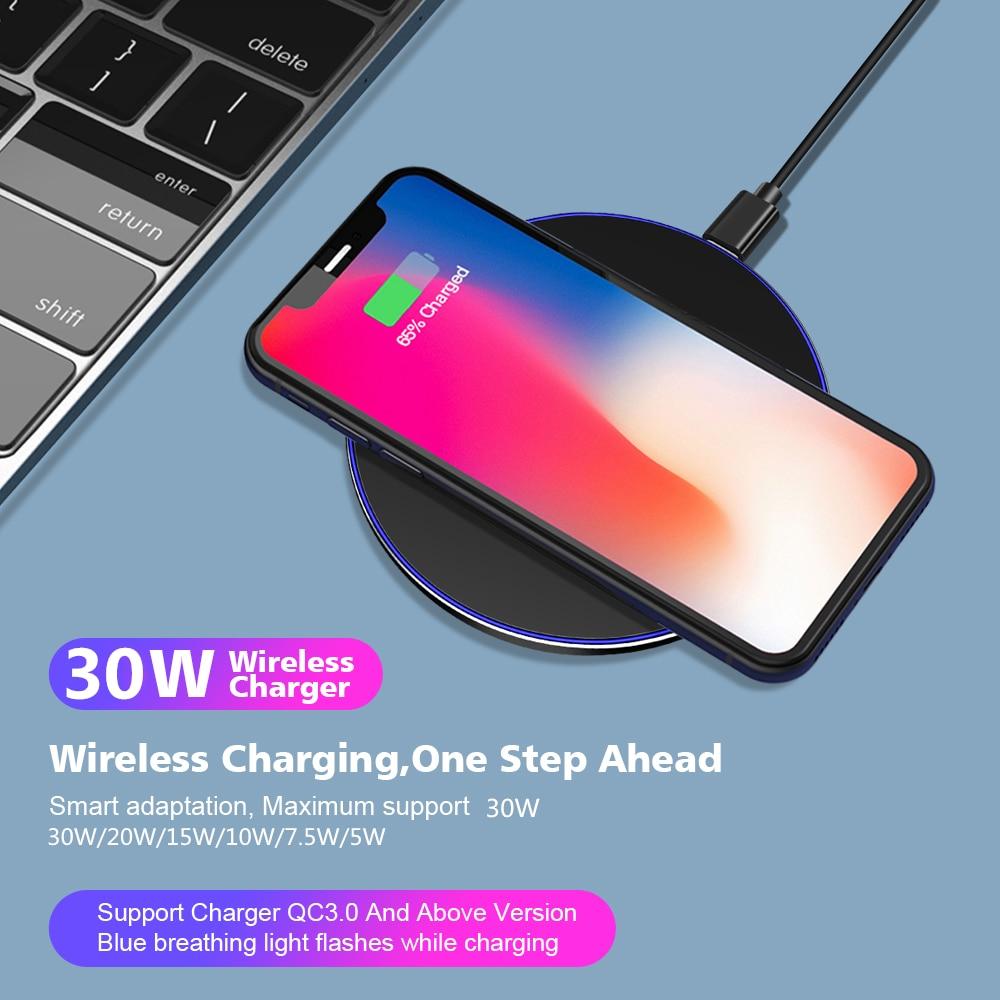 Dragon W9 30W Wireless Charging Pad is vital, to get all your phones charged at the same time: it's fast, easy-to-use and durable